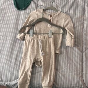 Little One Shop Cozy Cream Baby Outfit Set